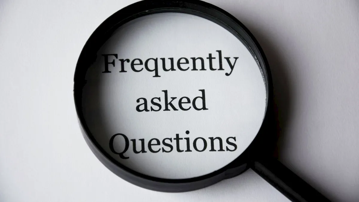 How to find a topic on tronicreview.com Magnifying glass over the words Frequently Asked Questions